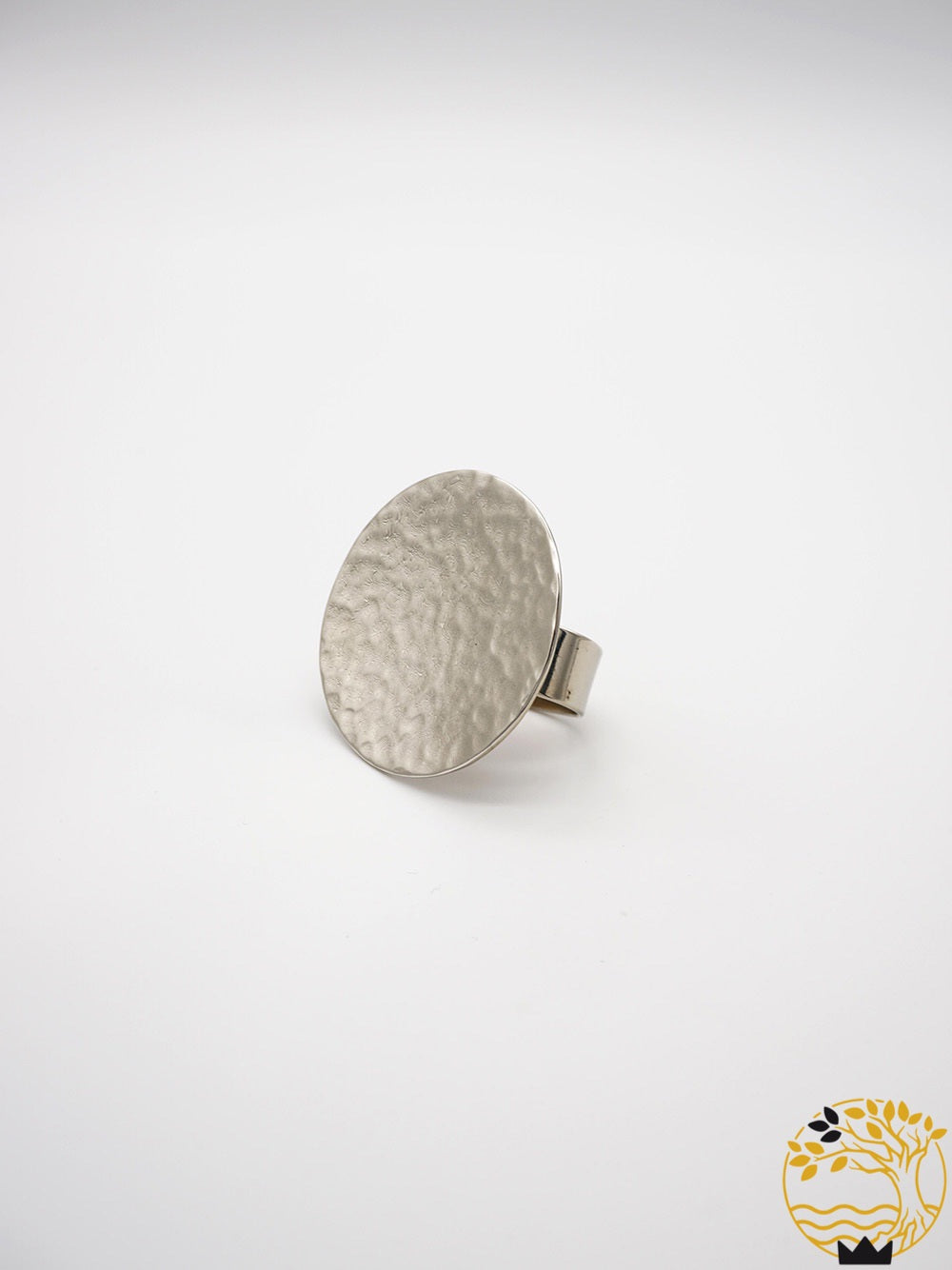 Runder Fingerring aus Edelstahl