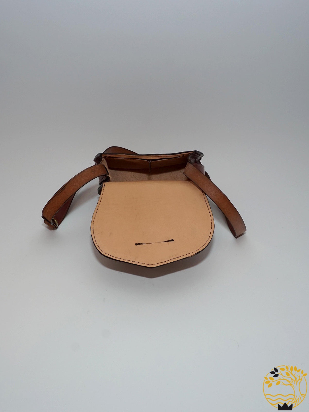Tasche aus Rindsleder mit Musterung