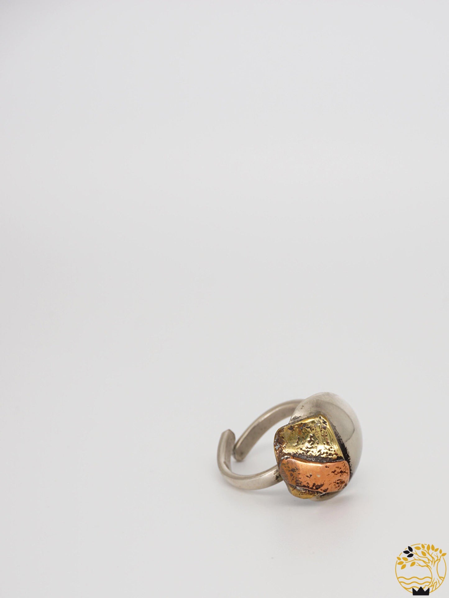 Runder Ring in drei metallen - werkvoll.ch