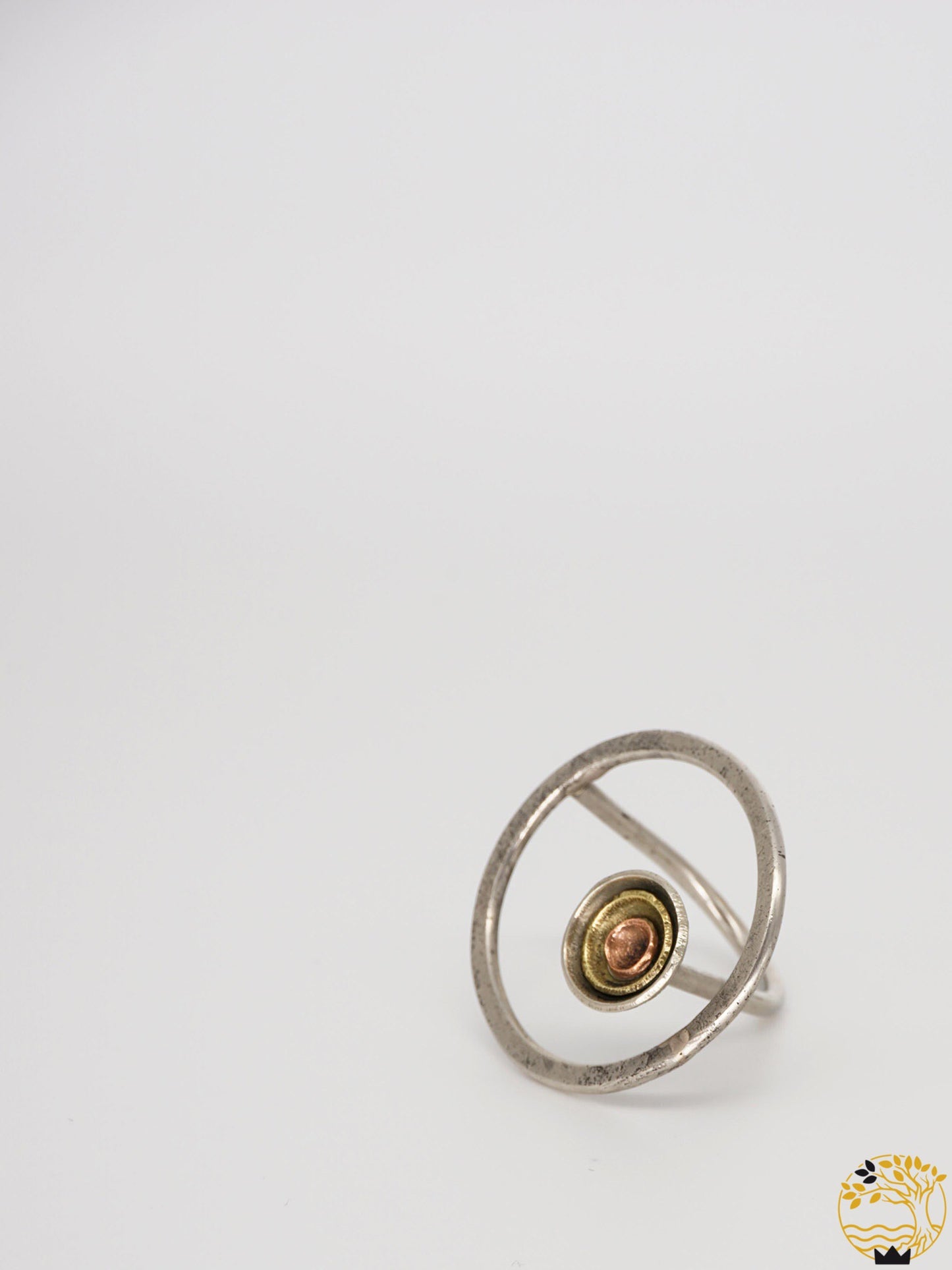 Runder Ring mit drei metallen - werkvoll.ch
