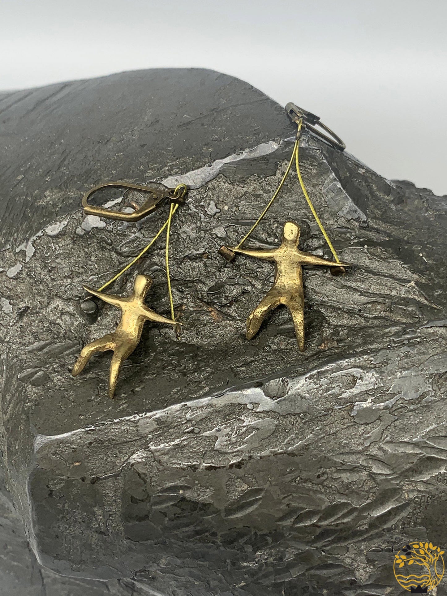 Ohrringe mit Bronze Männlein