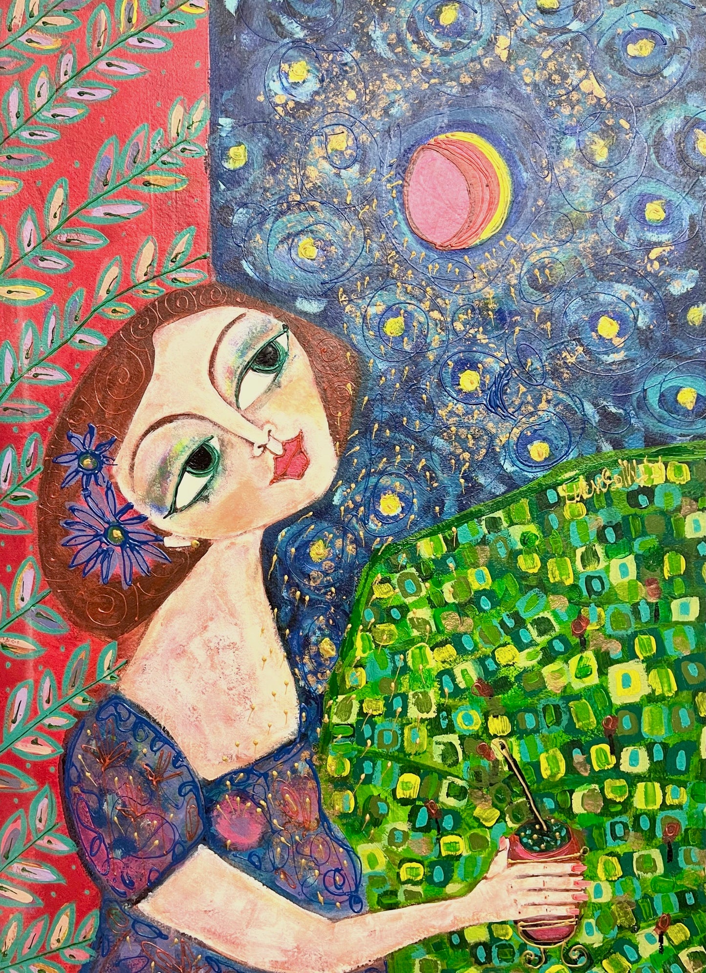 Gemälde, Morgenrot "Eclipse"
