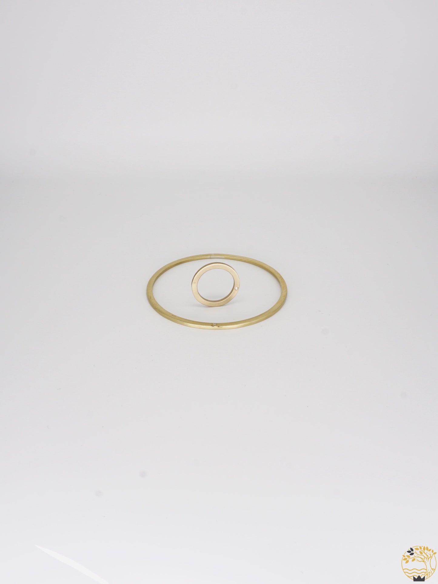 Ensemble mit Armreif und Ring aus Bronze - werkvoll.ch